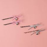 【2個セット】リボンハートチャームヘアピン | URBAN CHERRY | 詳細画像2 