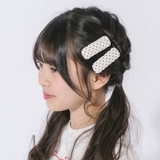 【2個セット】スクエアミニドットヘアピン | URBAN CHERRY | 詳細画像1 