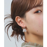 シルバー | パール ボリューム フープ ピアス 結婚式 お呼ばれ パーティー | kana