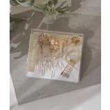 ドライフラワー 金箔 パール Uピン ヘアピン 結婚式 パーティ ヘアアレンジ | kana | 詳細画像11