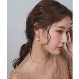 パール ボリューム フープ ピアス 結婚式 お呼ばれ パーティー | kana | 詳細画像3