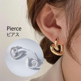 ハート フープ ピアス | VICTORIA | 詳細画像1 