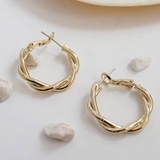 GLD | ラウンドピアス フープ ファー | VICTORIA