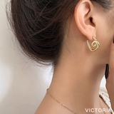 ハートフレームピアス シンプル きれいめ | VICTORIA | 詳細画像3