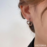 ハートフレームピアス シンプル きれいめ | VICTORIA | 詳細画像5