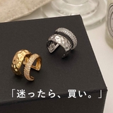 2連風ビジューイヤーカフ ピアス穴不要 ダブルライン | VICTORIA | 詳細画像10