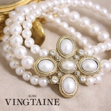 アンティーク調3連パールブレスレットＢ14 13[アクセサリー ドレス | VINGTAINE | 詳細画像1 