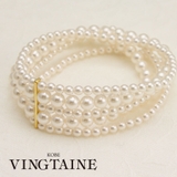 ミックスパール5連ブレスレット 6mm 4mm | VINGTAINE | 詳細画像1 