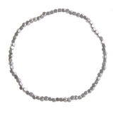 シルバー | カットビーズブレスレット/シンプル/華奢/煌き/デイリー B4081 | VINGTAINE