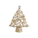 ゴールド | ブローチ ツリー 星 | VINGTAINE