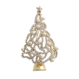 ゴールド | ブローチ ツリー 星 | VINGTAINE