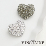 ブローチ ハート ビジュー | VINGTAINE | 詳細画像1