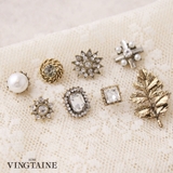 アンティーク調モチーフタックピン ピンブローチ ピンバッジ | VINGTAINE | 詳細画像1 