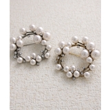 アンティーク調パール×ストーンサークル型ブローチ ラウンド型 卒業式 | VINGTAINE | 詳細画像7