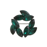 グリーン | X masカラー リースブローチ | VINGTAINE