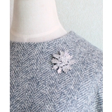 フラワーブローチ 大きめ クリスタル | VINGTAINE | 詳細画像3 