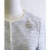 フラワーブローチ 大きめ クリスタル | VINGTAINE | 詳細画像4 