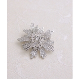 フラワーブローチ 大きめ クリスタル | VINGTAINE | 詳細画像5 