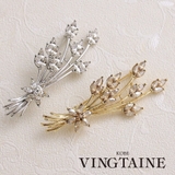 フラワーブーケブローチ 上品 大人っぽい | VINGTAINE | 詳細画像1 