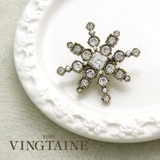 アンティーク調ビジューブローチ 上品 パーティー | VINGTAINE | 詳細画像1 