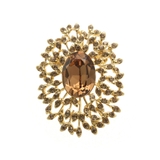 オーバルビジューブローチ 華やか 可愛い | VINGTAINE | 詳細画像3