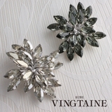 ブローチ リーフ/カットクリスタル BR-20 | VINGTAINE | 詳細画像1