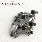 ブローチ スクエア型/カットクリスタル BR-21 | VINGTAINE | 詳細画像1 