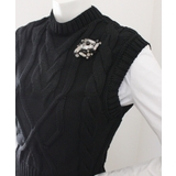 ブローチ スクエア型/カットクリスタル BR-21 | VINGTAINE | 詳細画像4 