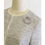 ブローチ ラウンド型/カットクリスタル 母の日 ギフト BR-22 | VINGTAINE | 詳細画像7