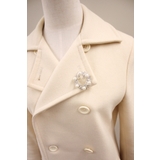 ラウンド型パールブローチ ラインストーンBR 26 | VINGTAINE | 詳細画像6