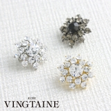 お花のようなビジューミニブローチ/ラインストーン BR-43 | VINGTAINE | 詳細画像1 