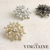 スノークリスタルビジューミニブローチ/ラインストーン BR-47 | VINGTAINE | 詳細画像1 