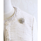 スノークリスタルビジューミニブローチ/ラインストーン BR-47 | VINGTAINE | 詳細画像3 