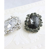 ブローチ クラシカル オーバル/カットクリスタル 母の日 ギフト BR-57 | VINGTAINE | 詳細画像7