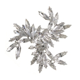 ワンカラー | ブローチ リーフモチーフ カットクリスタル | VINGTAINE