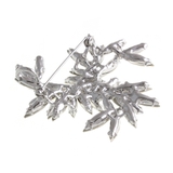 ブローチ リーフモチーフ カットクリスタル | VINGTAINE | 詳細画像2