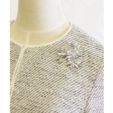 ブローチ リーフモチーフ カットクリスタル | VINGTAINE | 詳細画像5