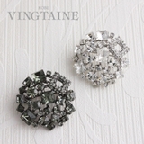 ブローチ モザイク ラウンド | VINGTAINE | 詳細画像1 