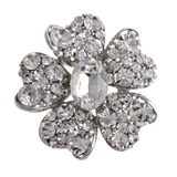 クリスタル | ブローチ フラワー 花 | VINGTAINE