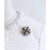 ブローチ クリスタル フラワー | VINGTAINE | 詳細画像7 