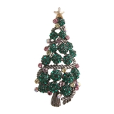 ピンク系 | クリスマスツリーミニブローチ 細デザイン カラフル | VINGTAINE