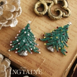 クリスマスツリーブローチ ミニサイズ カラフル | VINGTAINE | 詳細画像1 