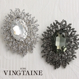 ブローチ オーバル クリスタル | VINGTAINE | 詳細画像1 