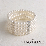 5連パールブレスレット(6mm)B14-10 | VINGTAINE | 詳細画像1 
