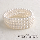 4連パールブレスレット(6mm)B14-9 | VINGTAINE | 詳細画像1