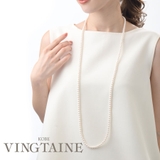 ロングパールネックレス（6mm） C14 140[アクセサリー | VINGTAINE | 詳細画像1 