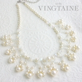 ビーズ×パールネックレス ブライダル 結婚式 | VINGTAINE | 詳細画像1 