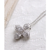 エレガントフラワーネックレス キュービックジルコニア スライド式アジャスター | VINGTAINE | 詳細画像5 