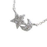 キュービックジルコニアムーン＆スターネックレス 月 星 | VINGTAINE | 詳細画像3 