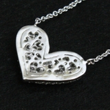 パヴェハートネックレス キュービックジルコニア スライド式アジャスター | VINGTAINE | 詳細画像5 